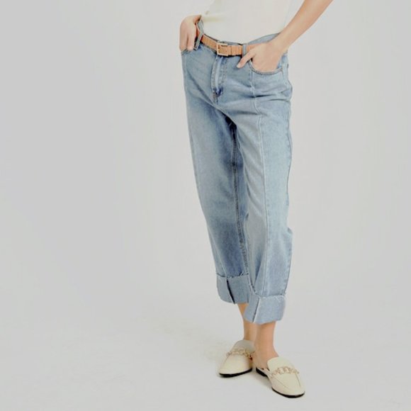 Lhana Klaire cuffed jeans - Picture 1 of 3